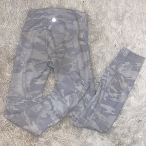 lululemon gray camo leggings